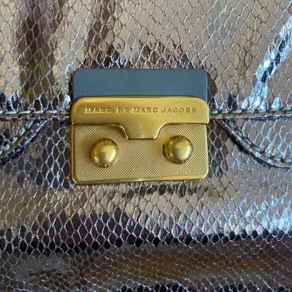 Marc by Marc Jacobs Python Foldover Clutch - Picture 7 of 12
